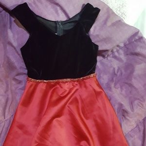 Black and Red Girls dress